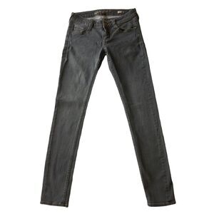 Arizona Juniors Women's Super Skinny Low Rise Jeans Size 3 Gray